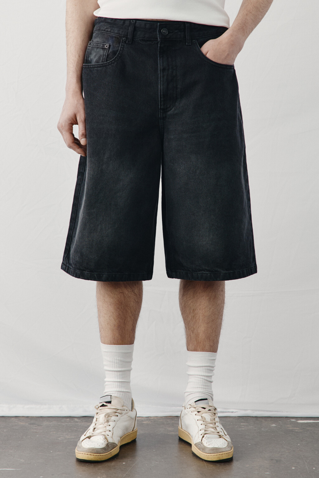 Джортсы со средней посадкой - цвет черный - 2