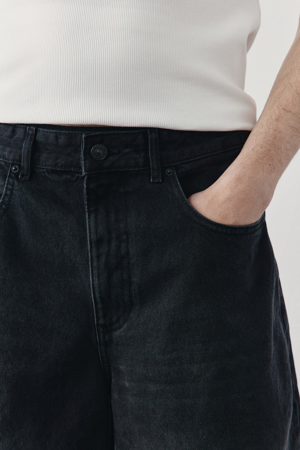 Джортсы со средней посадкой - цвет черный - 5