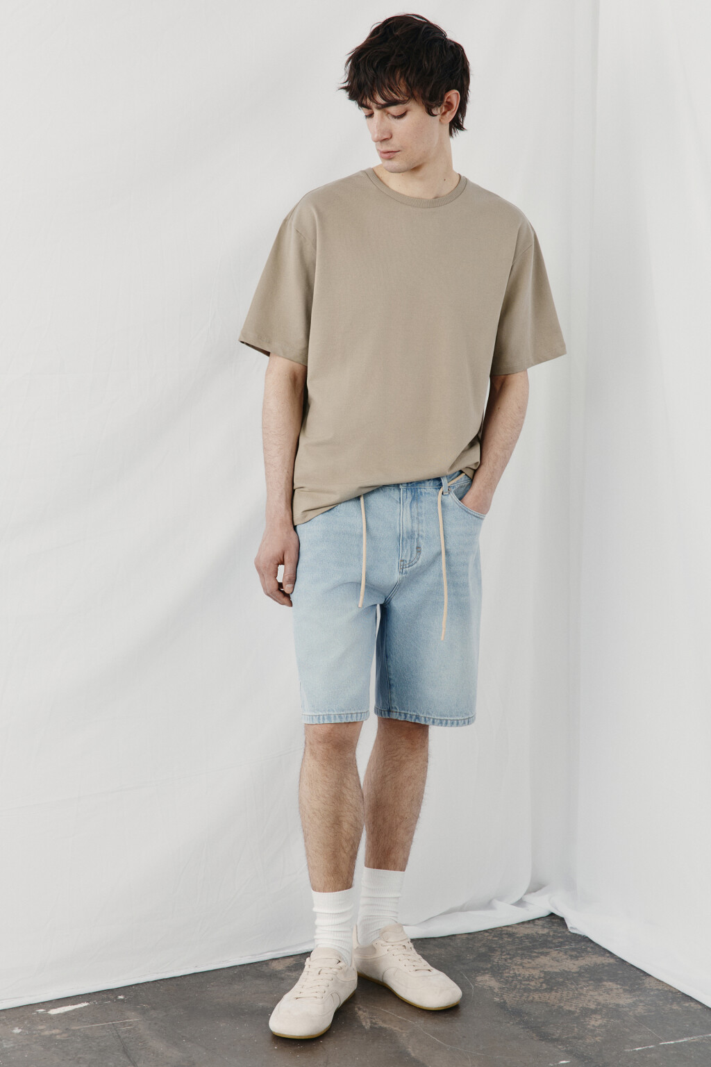 Джортсы со средней посадкой - цвет голубой - 2