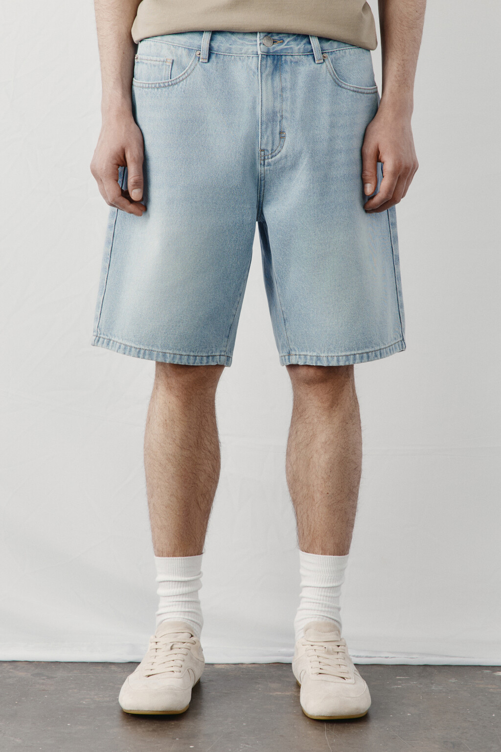 Джортсы со средней посадкой - цвет голубой - 3