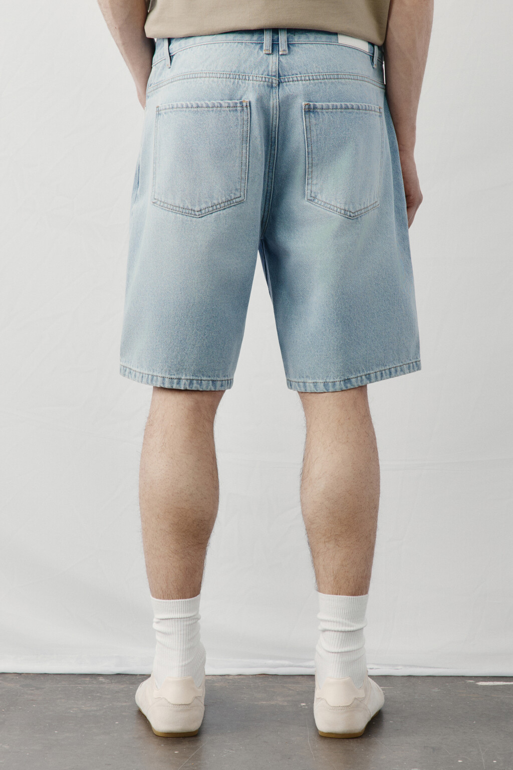 Джортсы со средней посадкой - цвет голубой - 4
