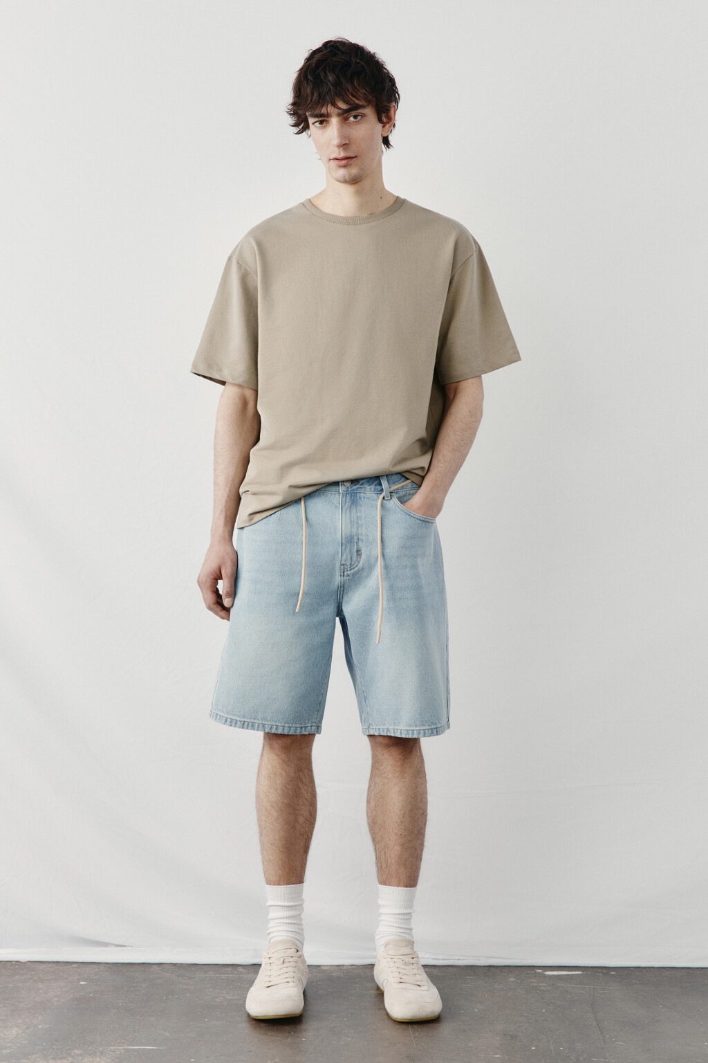 Джортсы со средней посадкой - цвет голубой - 5