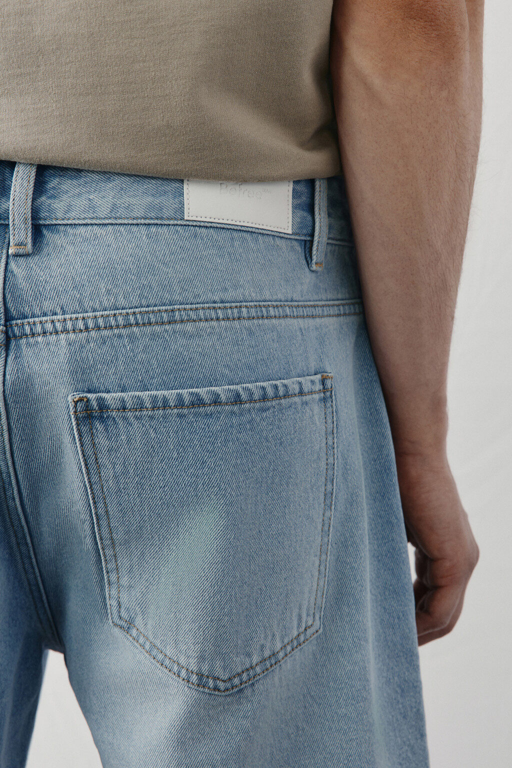 Джортсы со средней посадкой - цвет голубой - 7