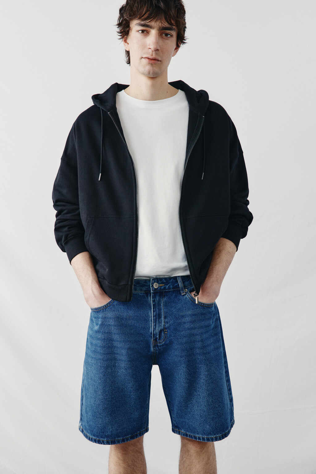 Джортсы со средней посадкой - цвет голубой - 2