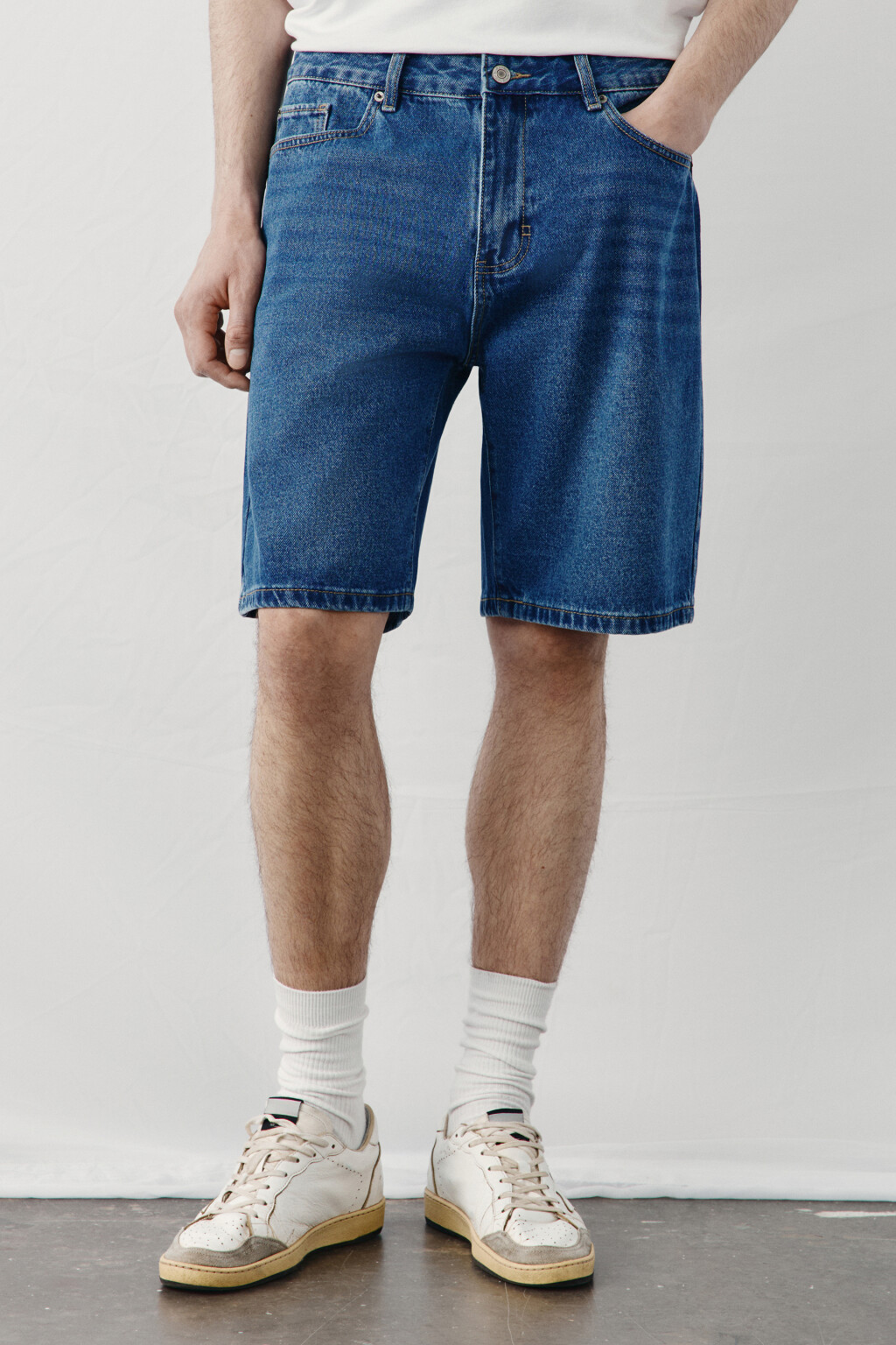 Джортсы со средней посадкой - цвет голубой - 3