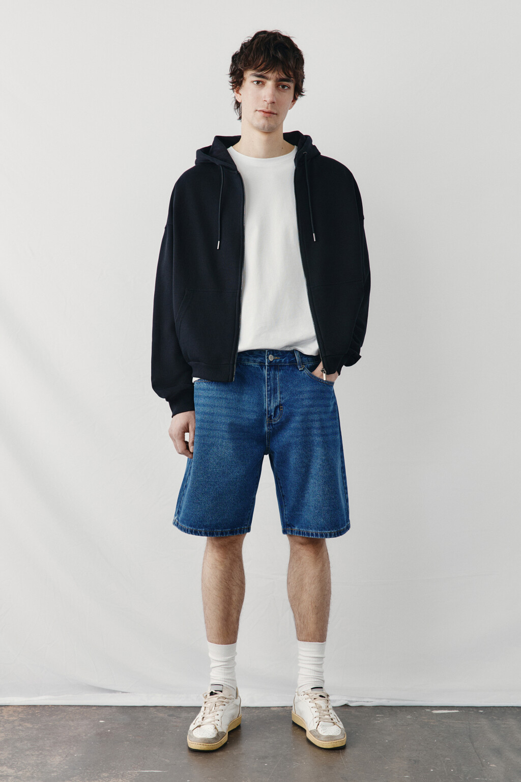 Джортсы со средней посадкой - цвет голубой - 5