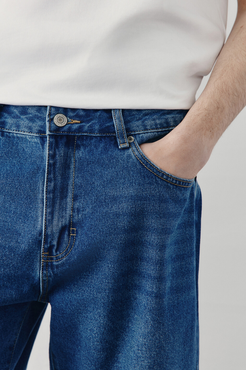 Джортсы со средней посадкой - цвет голубой - 6