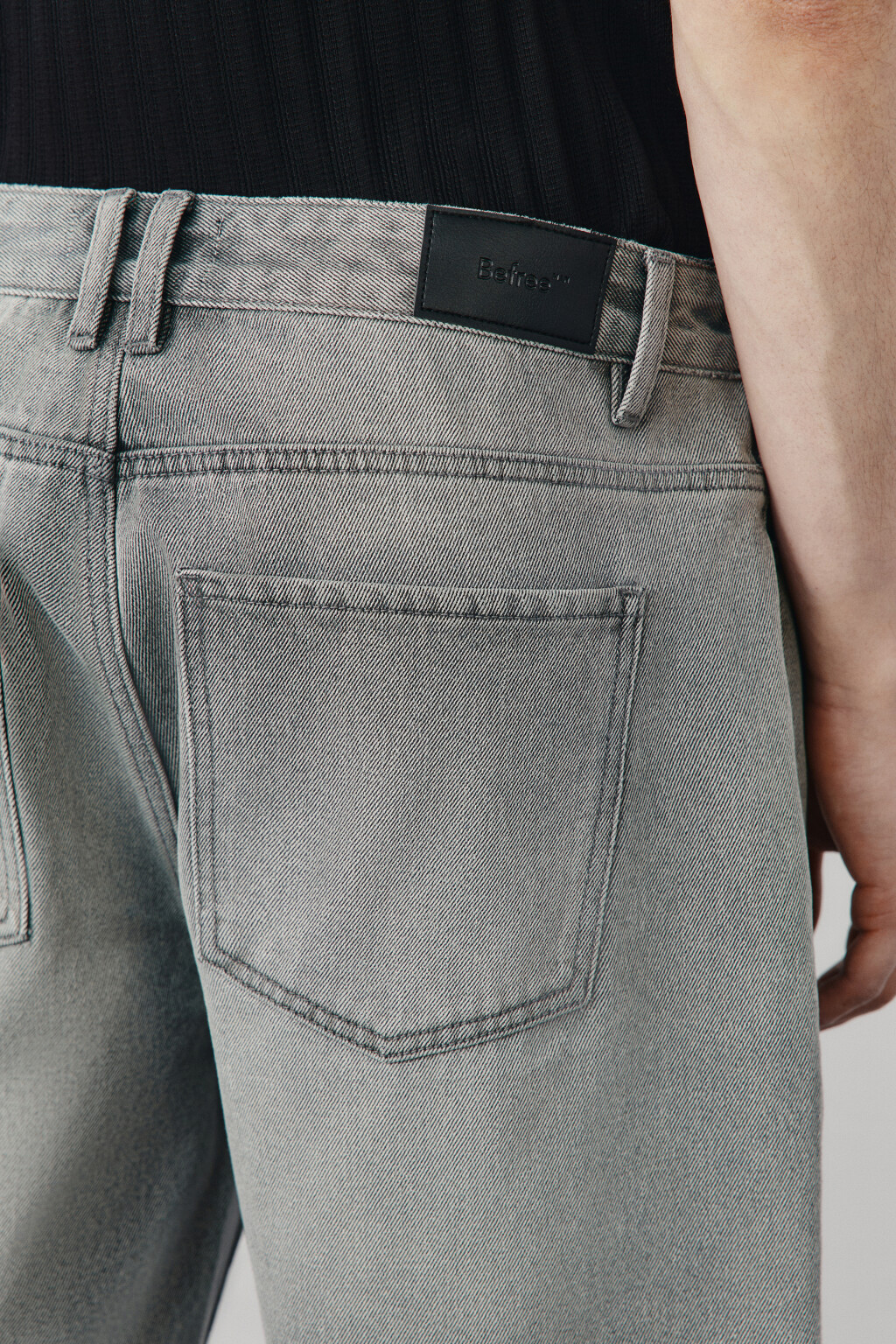 Джортсы со средней посадкой - цвет серый - 7