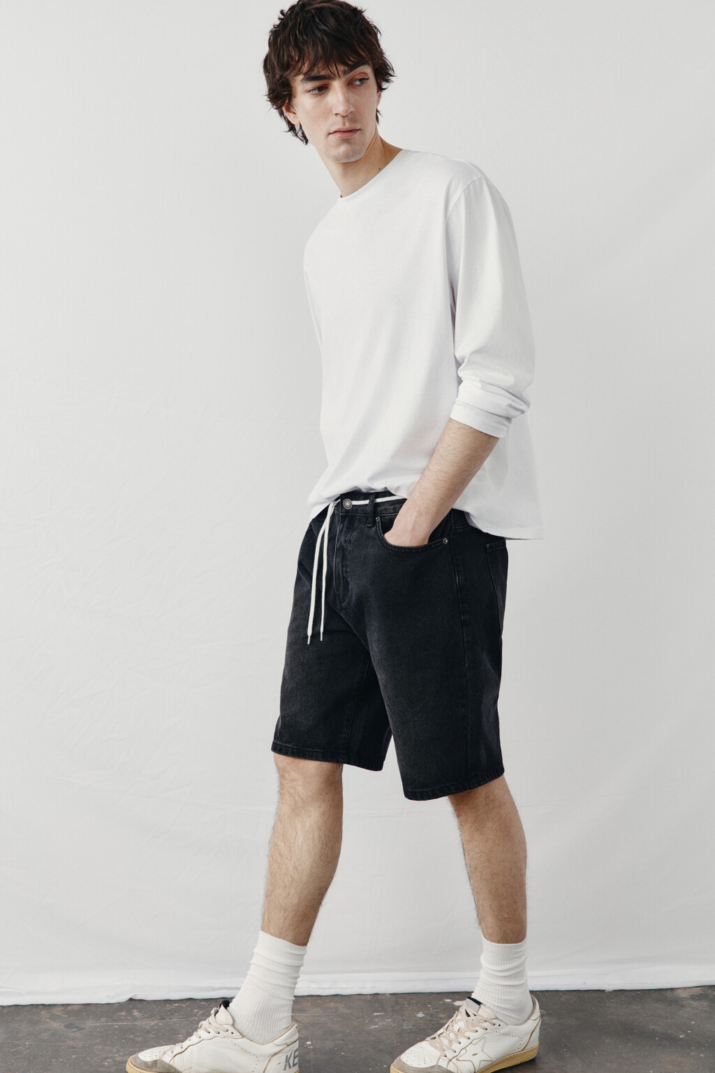 Джортсы со средней посадкой - цвет черный - 3