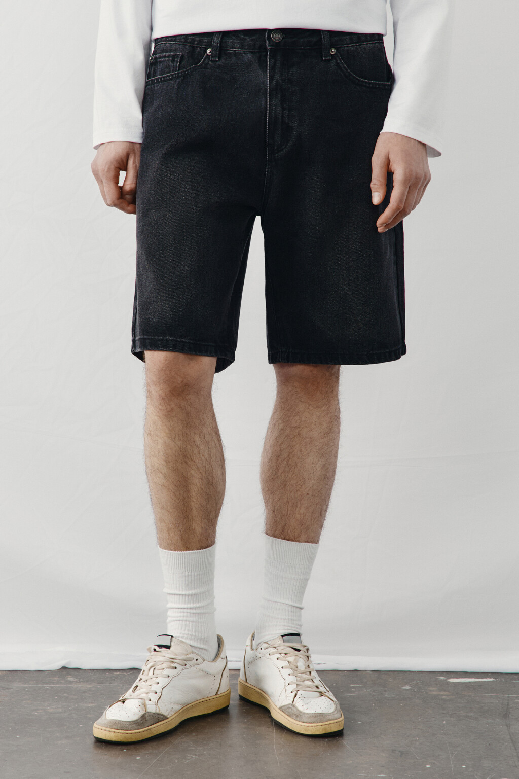 Джортсы со средней посадкой - цвет черный - 4