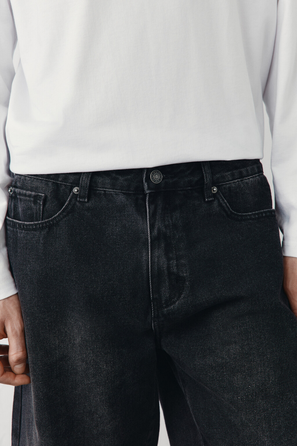 Джортсы со средней посадкой - цвет черный - 7