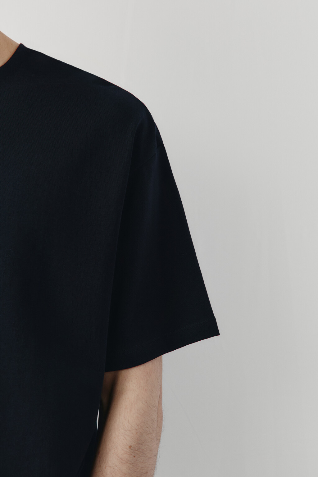 Футболка хлопковая с надписью - цвет черный - 7