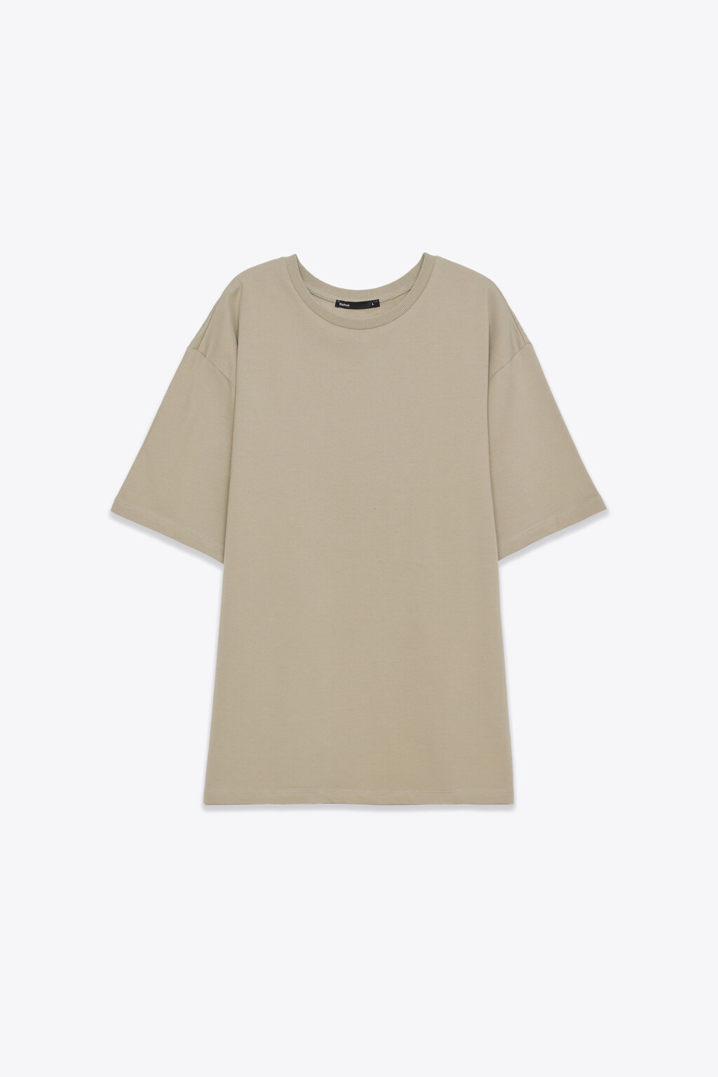 Футболка хлопковая базовая - цвет бежевый - 8