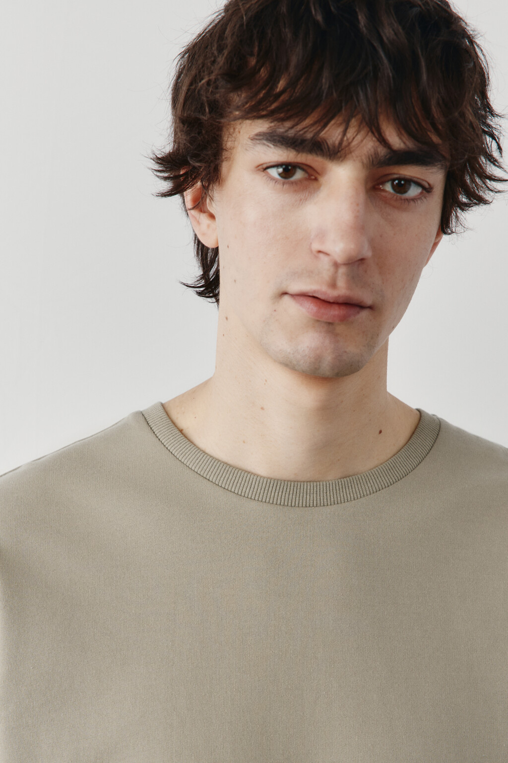 Футболка хлопковая базовая - цвет бежевый - 6