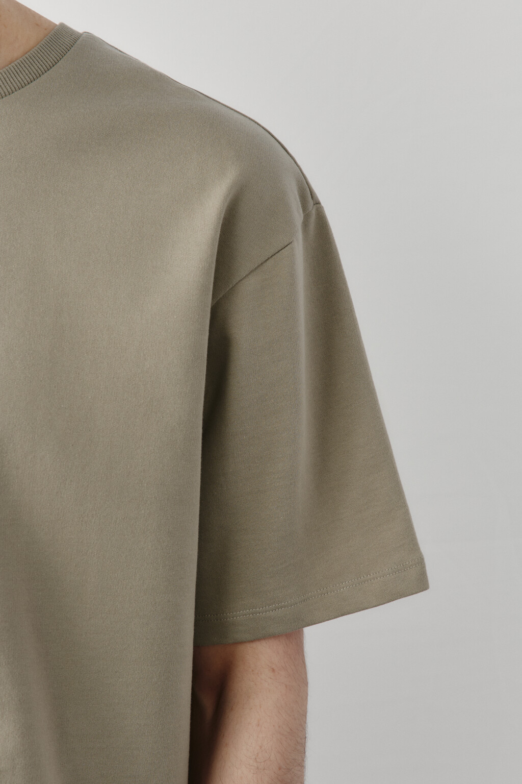 Футболка хлопковая базовая - цвет бежевый - 7