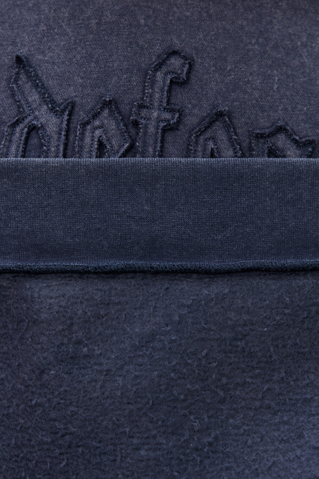 Худи из футера с капюшоном и вышивкой - цвет синий - 7