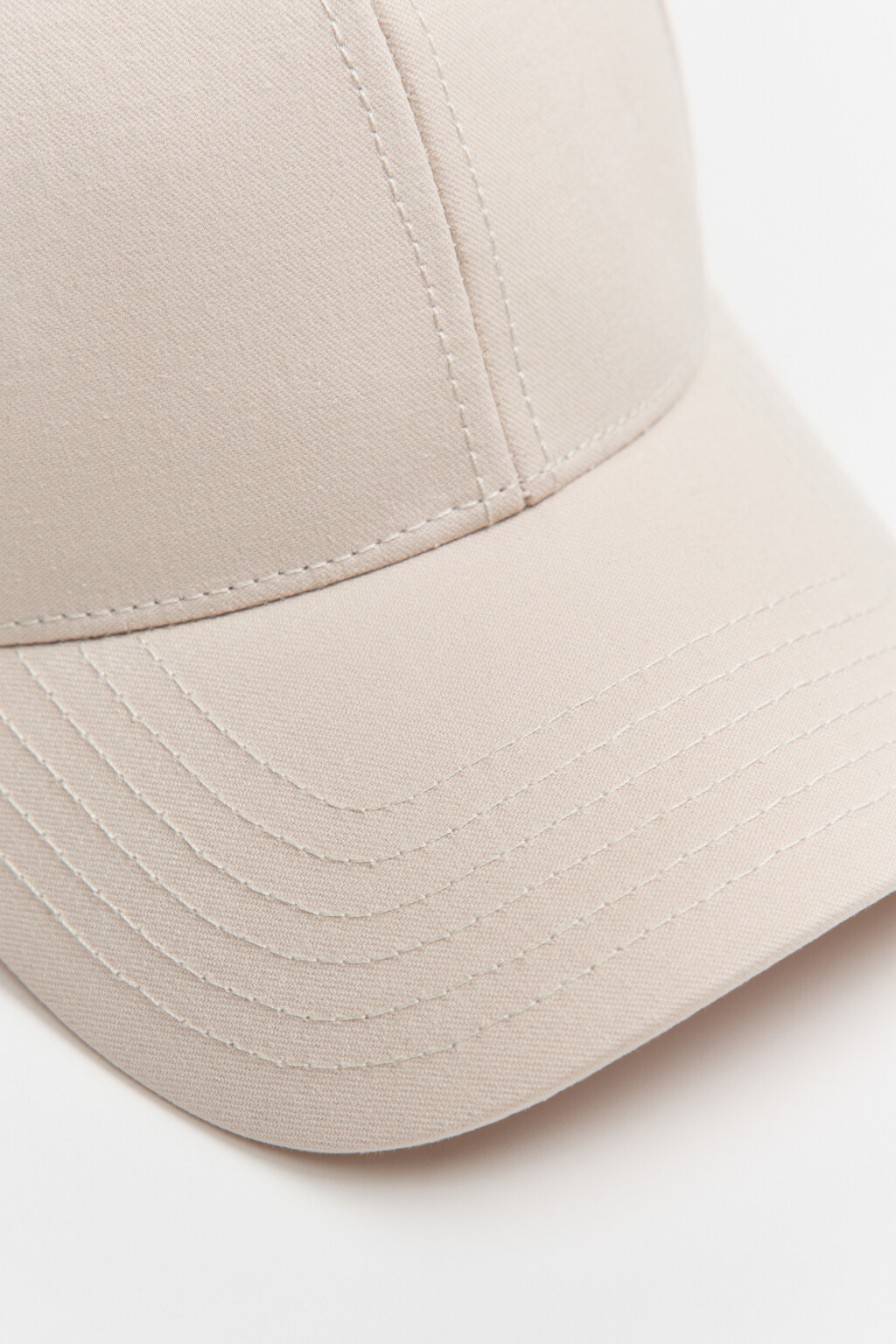 Кепка хлопковая базовая - цвет молочный - 3