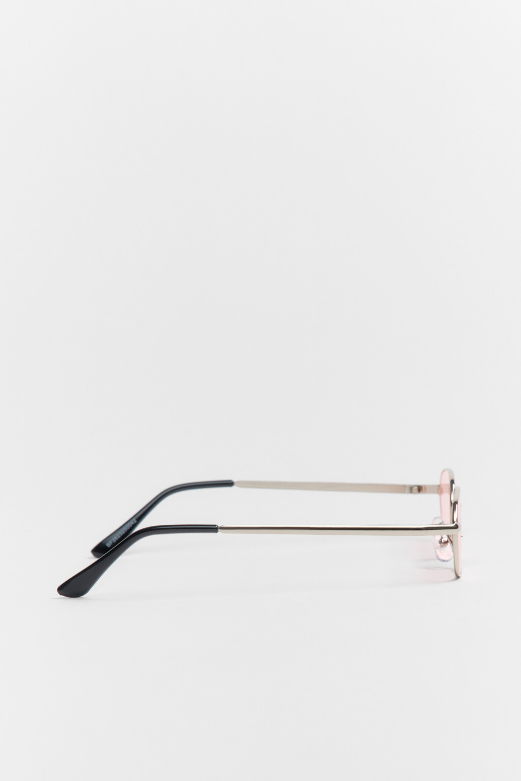Очки солнцезащитные в тонкой овальной оправе - цвет розовый - 5
