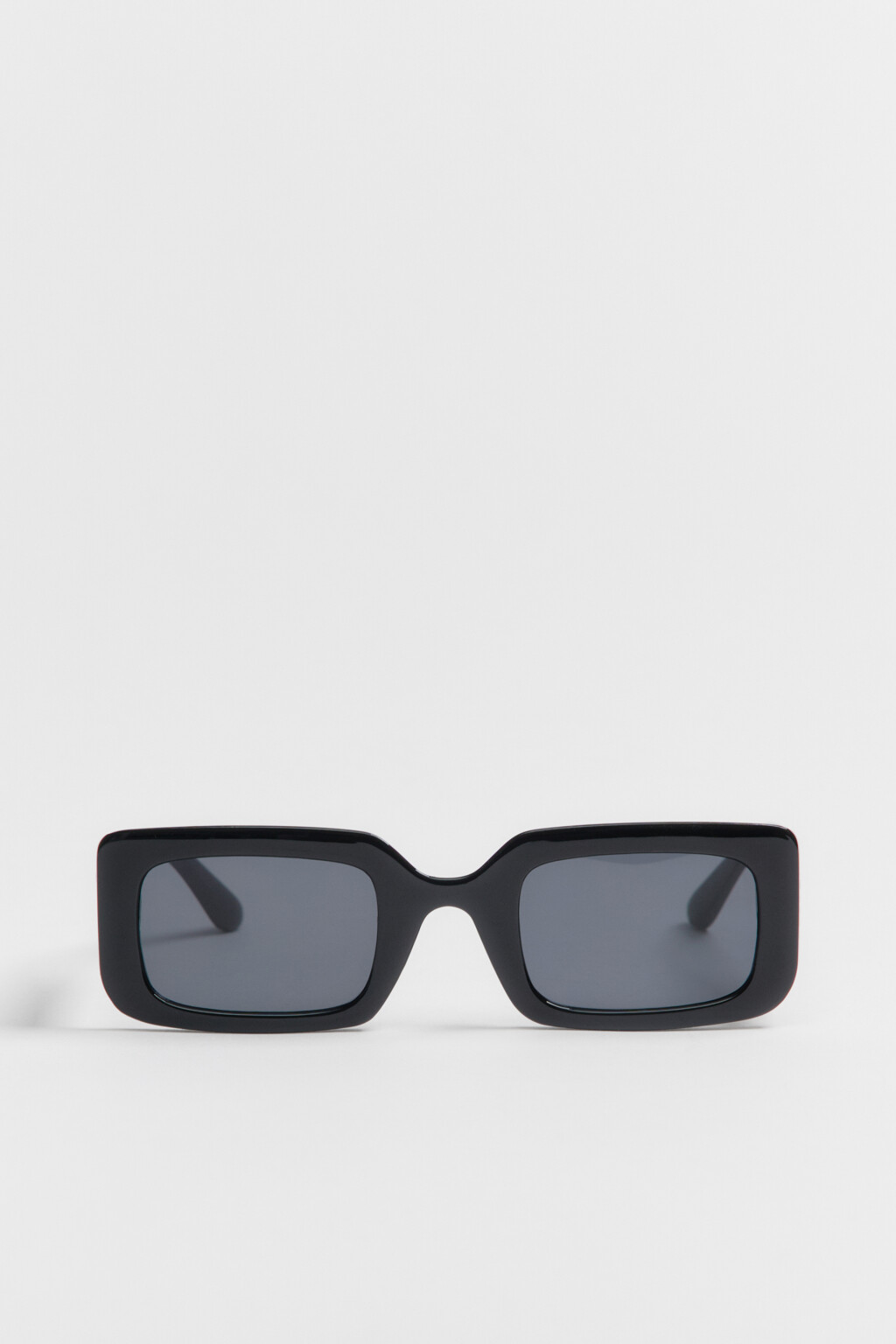 Очки солнцезащитные в квадратной оправе - цвет черный - 3