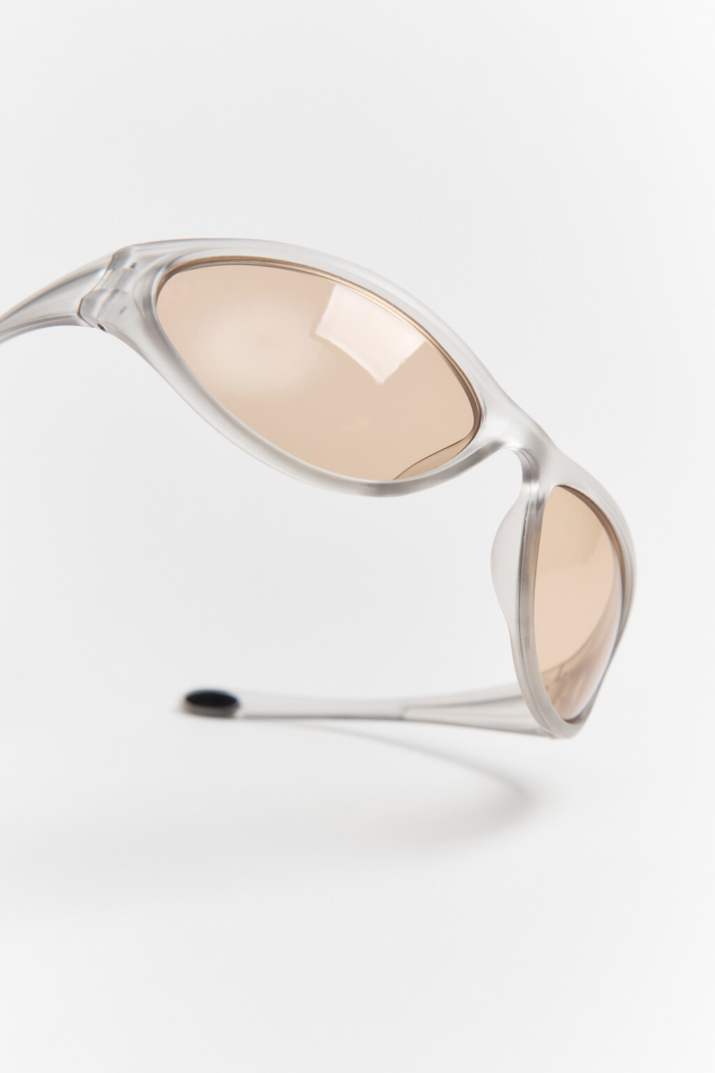 Очки солнцезащитные с полупрозрачной оправе - цвет серый - 2