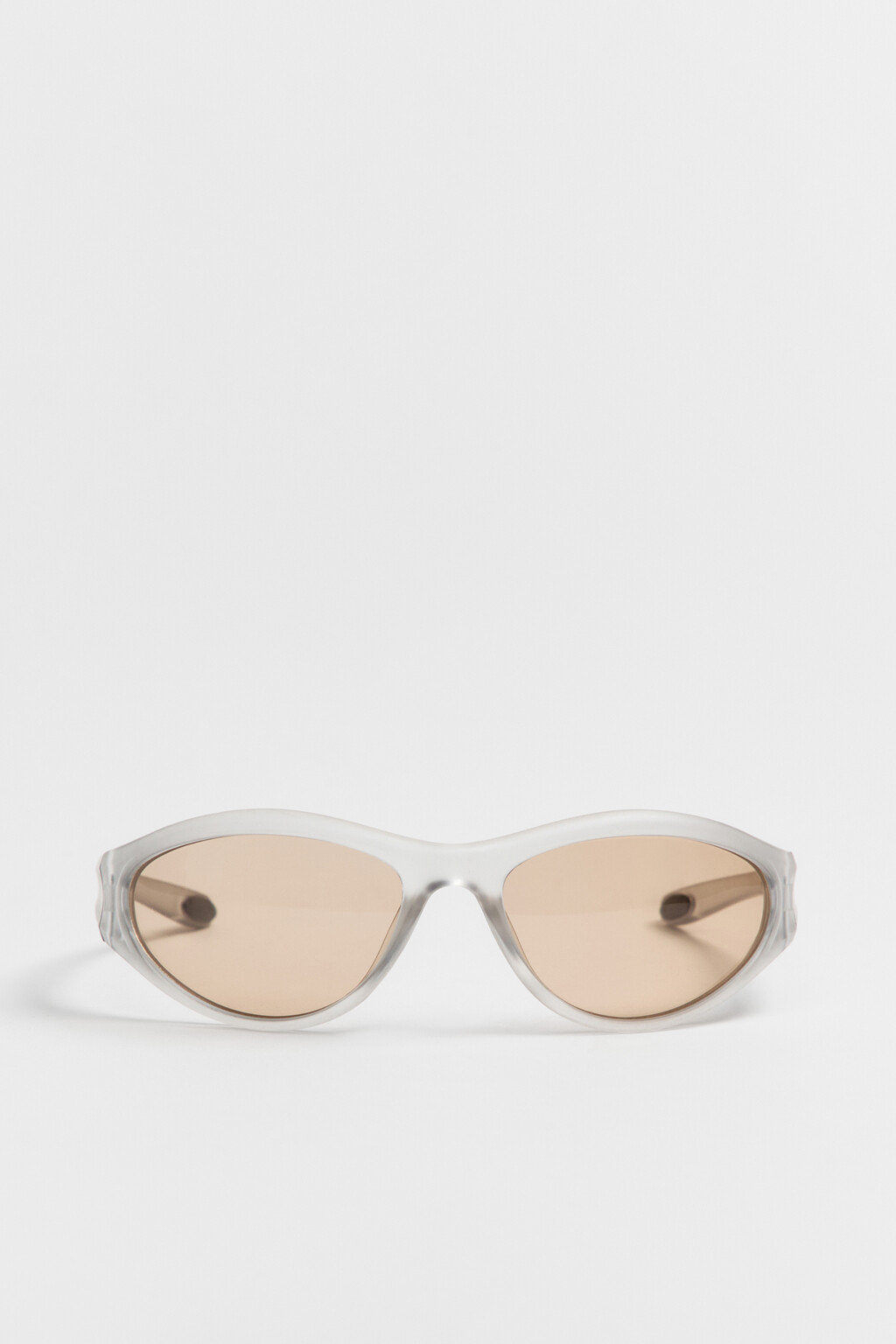 Очки солнцезащитные с полупрозрачной оправе - цвет серый - 3