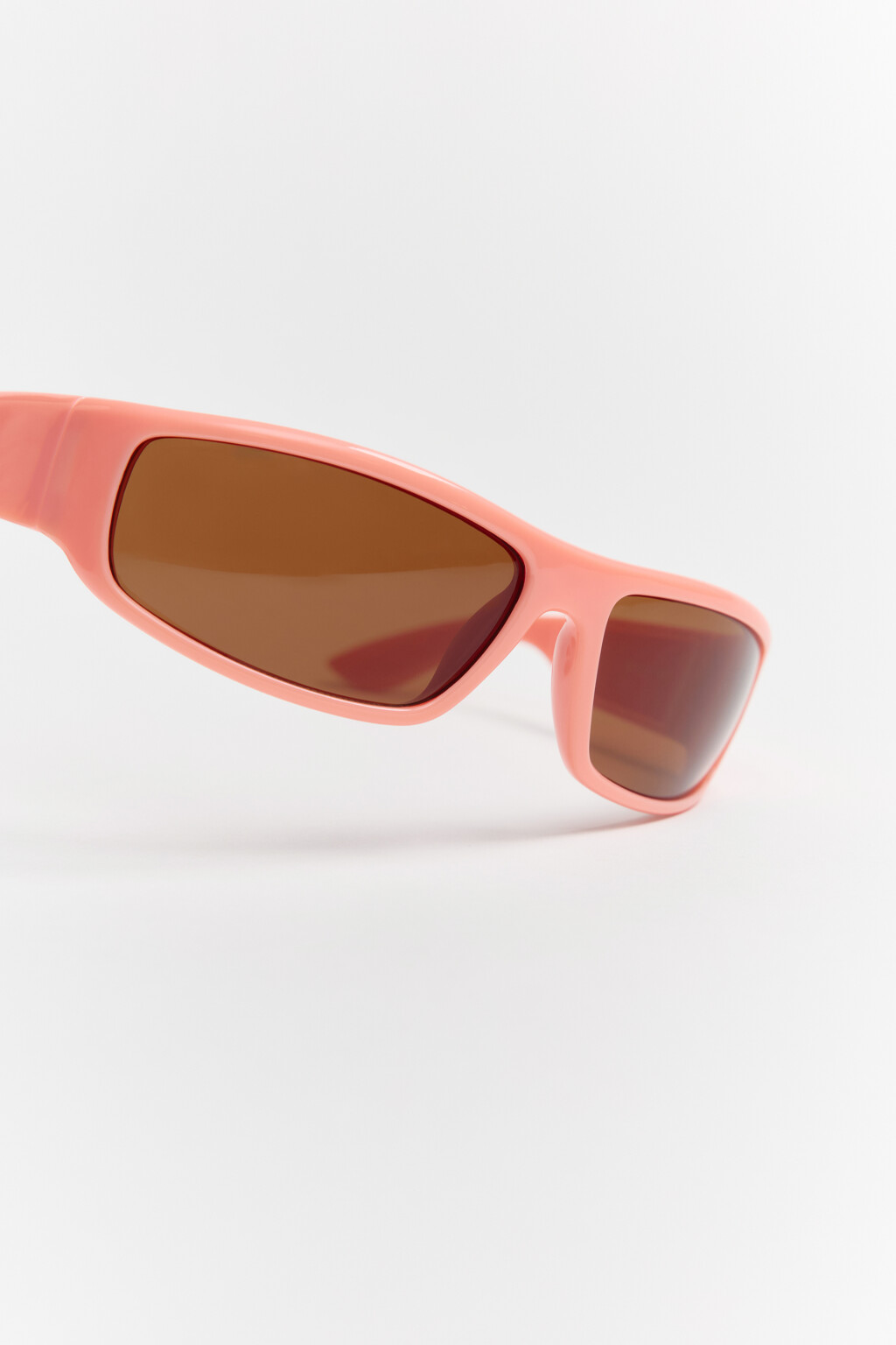 Очки солнцезащитные прямоугольные - цвет розовый - 1
