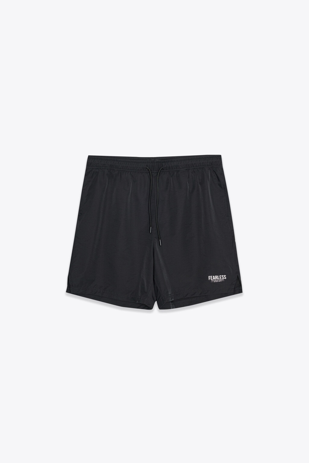 Шорты спортивные на завязках с низкой посадкой и принтом - цвет черный - 8