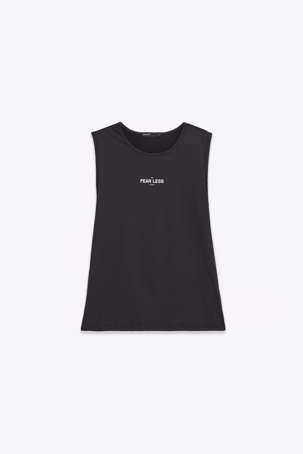 Майка-топ спортивная облегающая на широких бретелях - цвет черный - 7