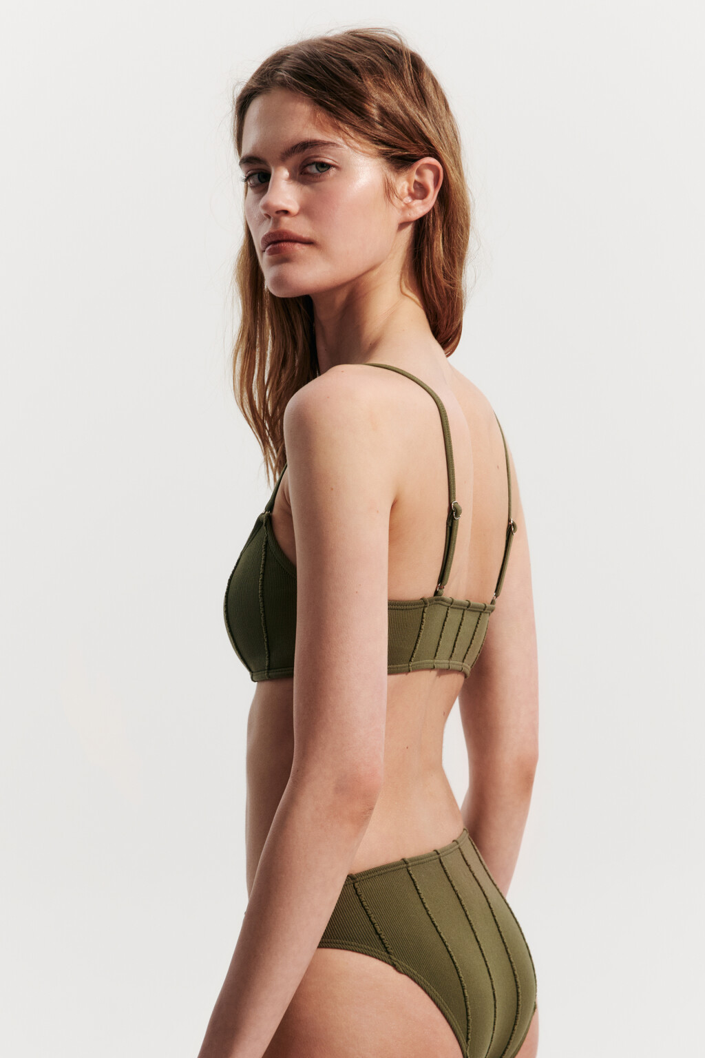 бюстгальтер купальный женский - цвет зеленый - 4
