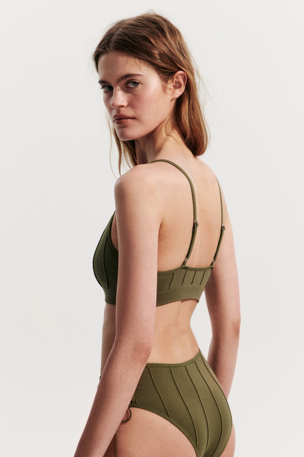 бюстгальтер купальный женский - цвет зеленый - 3