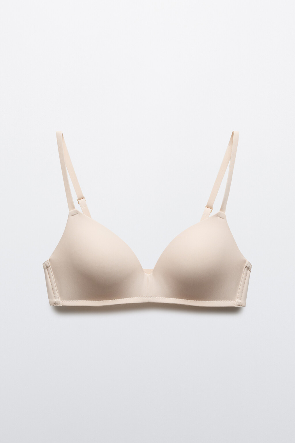 Бюстгальтер-бра на тонких бретелях - цвет молочный - 5