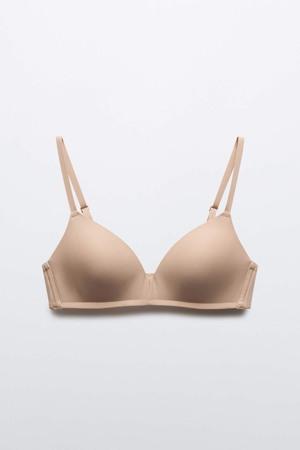Бюстгальтер-бра на тонких бретелях - цвет бежевый - 5