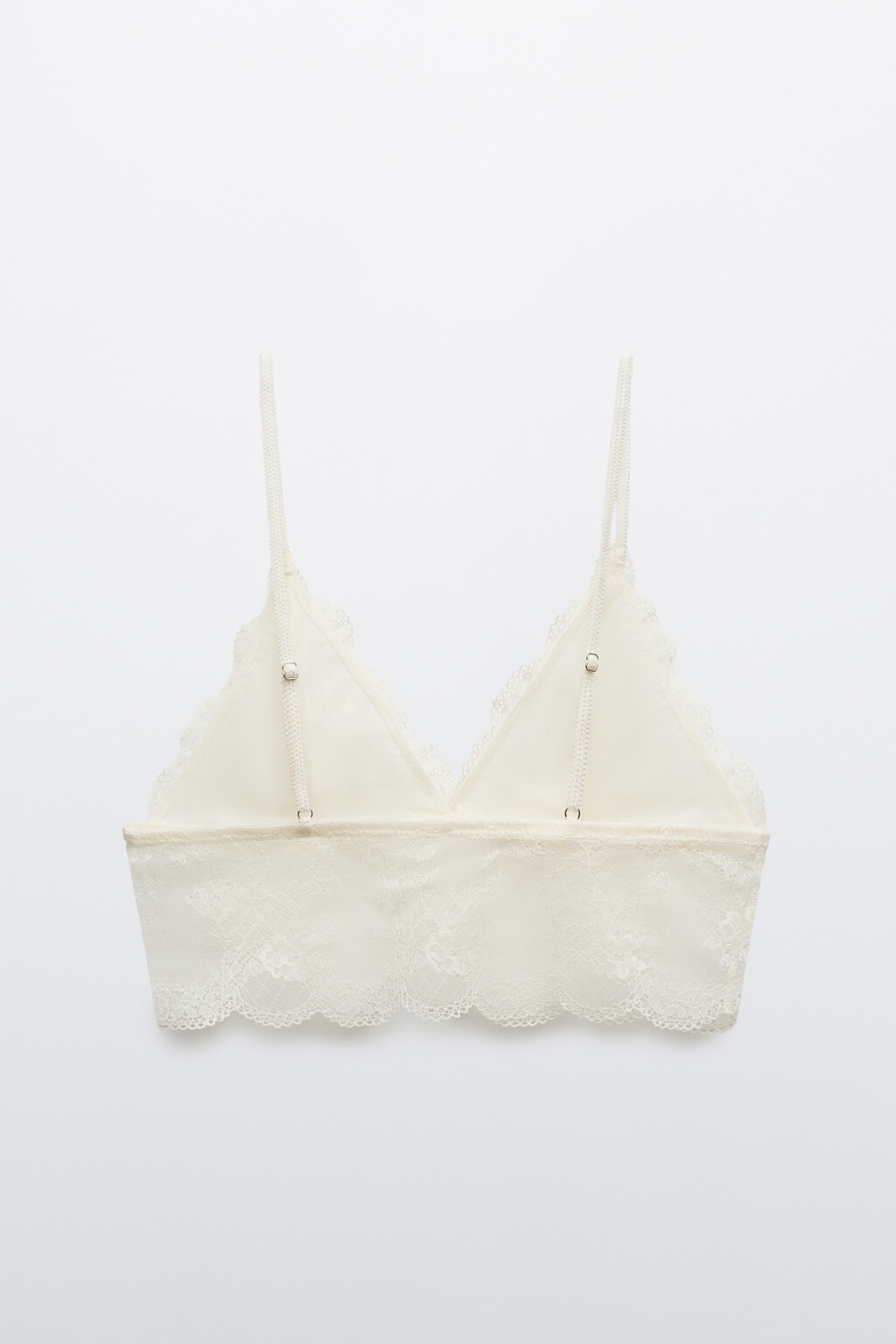 Бюстгальтер-топ кружевной - цвет ванильный - 7