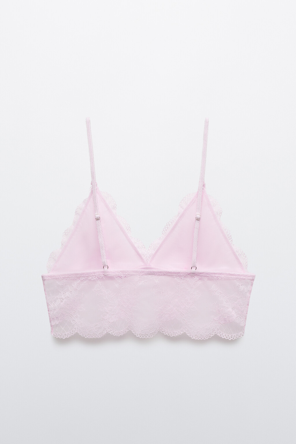 Бюстгальтер-топ кружевной - цвет розовый - 6