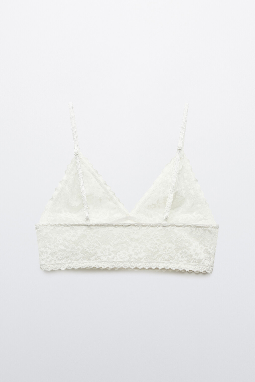 Бюстгальтер-топ кружевной - цвет ванильный - 2