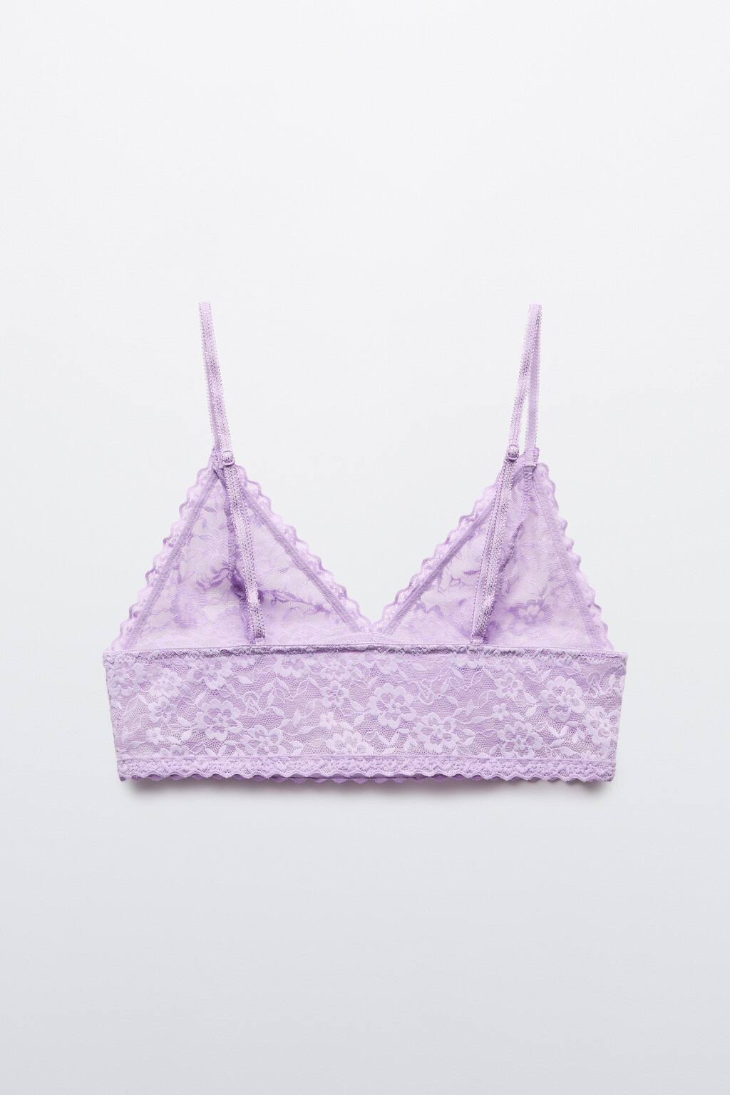Бюстгальтер-топ кружевной - цвет сиреневый - 2