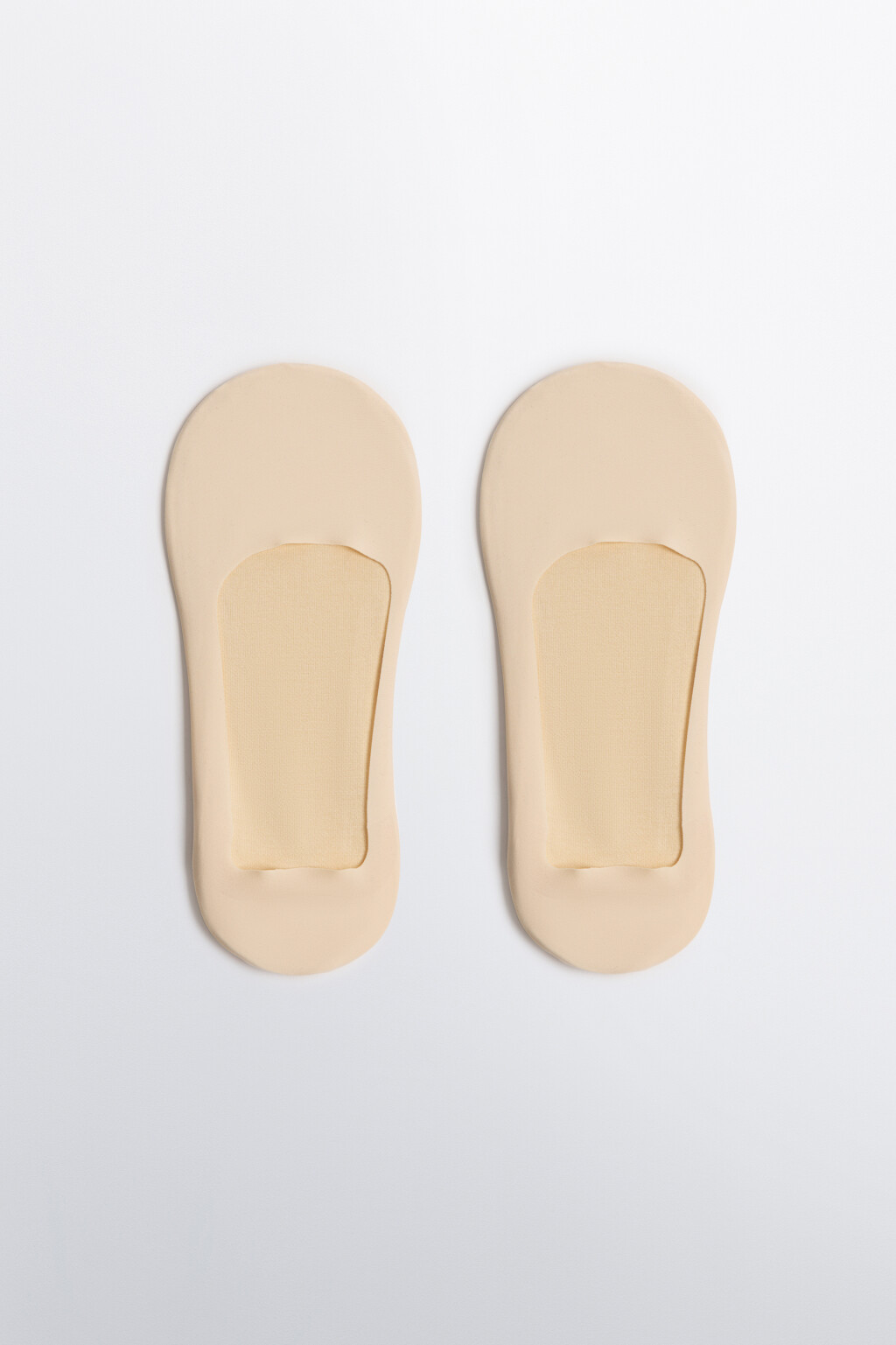 Носки-подследники базовые - цвет бежевый - 1