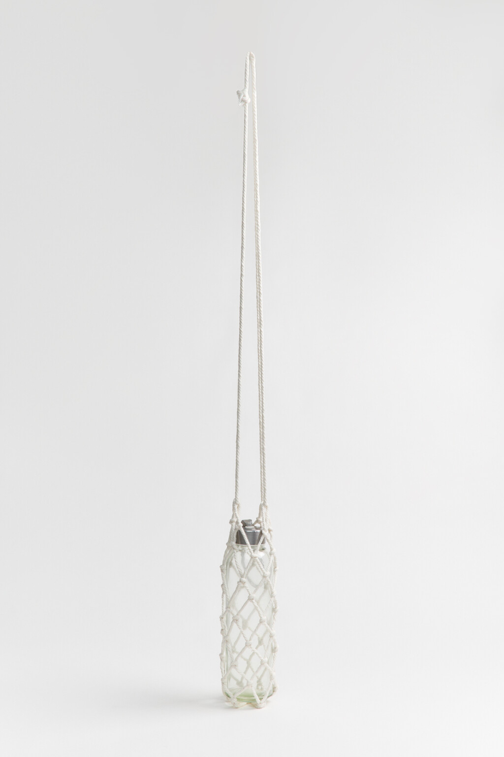 Сумка плетеная для бутылки - цвет мультиколор - 2