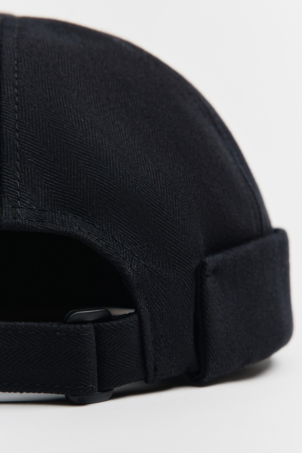 Шапка-докер хлопковая - цвет черный - 3