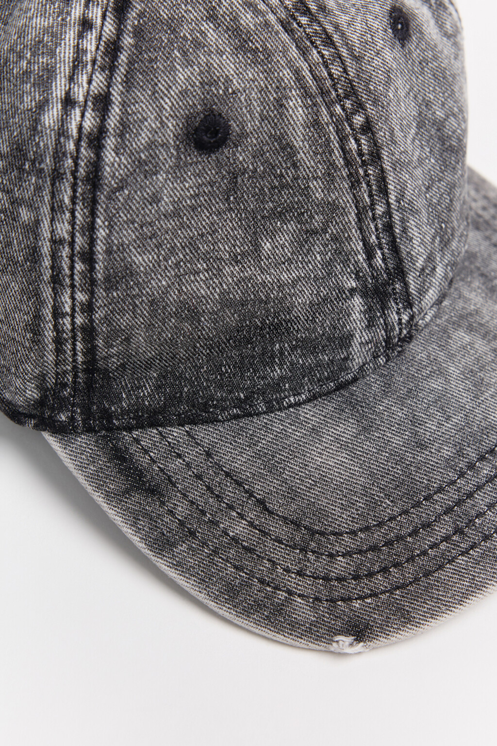 Бейсболка джинсовая - цвет черный - 3