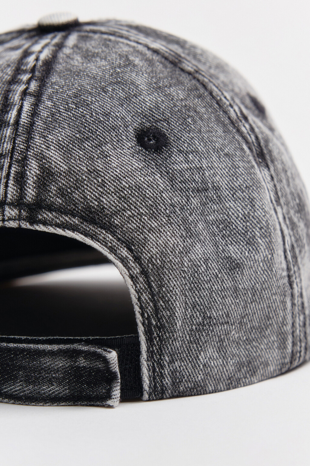 Бейсболка джинсовая - цвет черный - 4