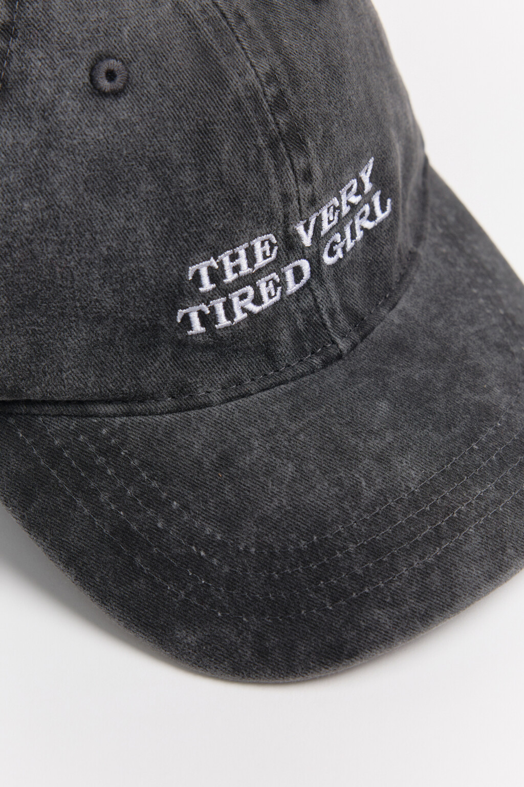 Бейсболка хлопковая с вышивкой - цвет черный - 3