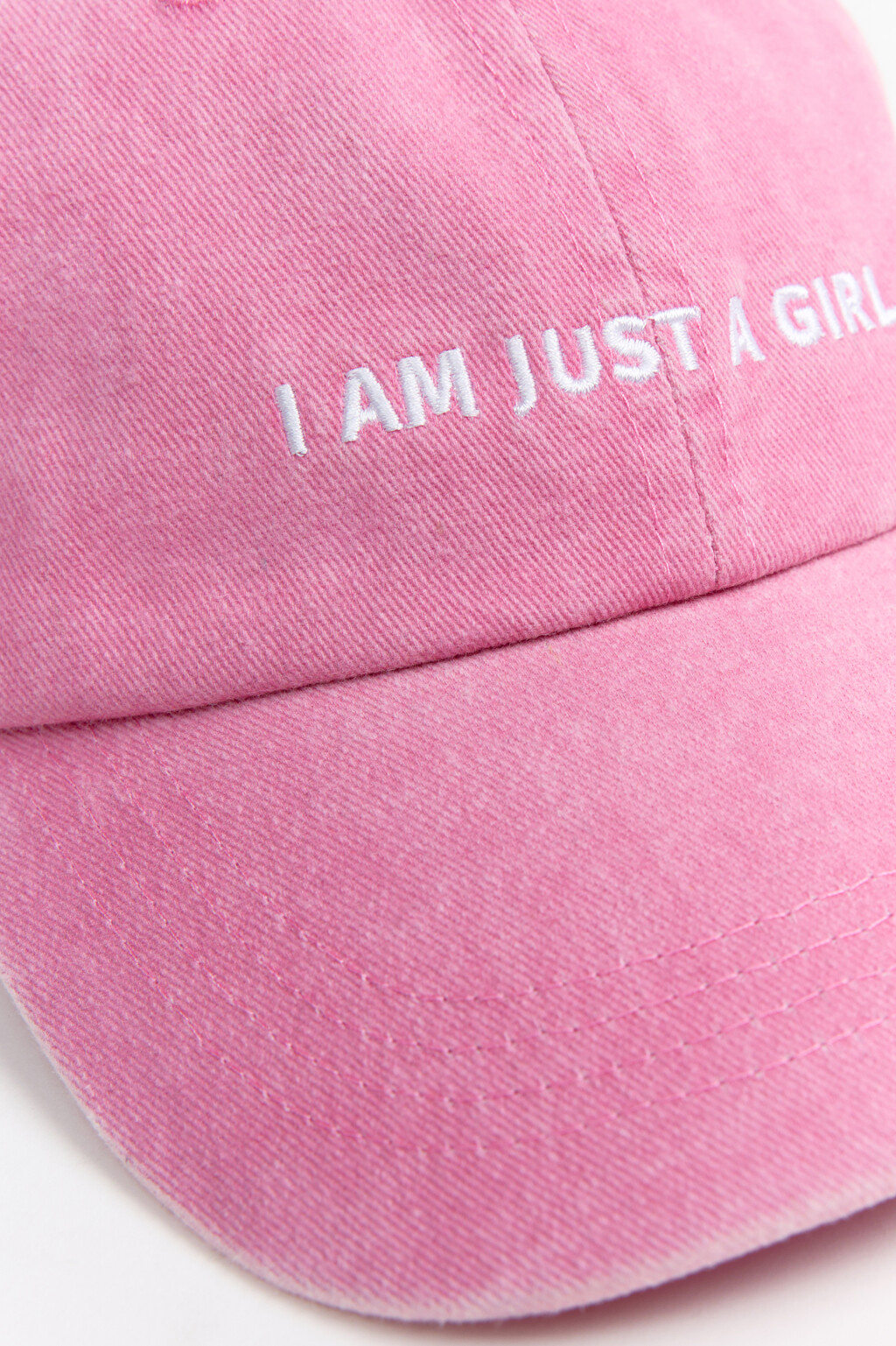 Бейсболка хлопковая с вышивкой - цвет розовый - 5