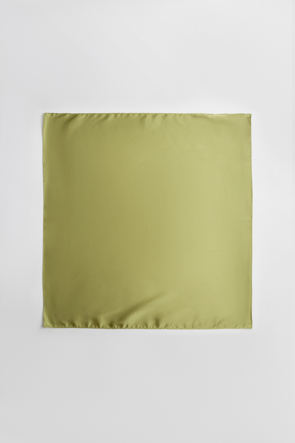 Платок атласный - цвет зеленый - 3