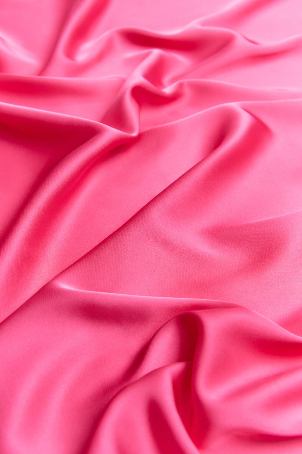 Платок атласный - цвет розовый - 1