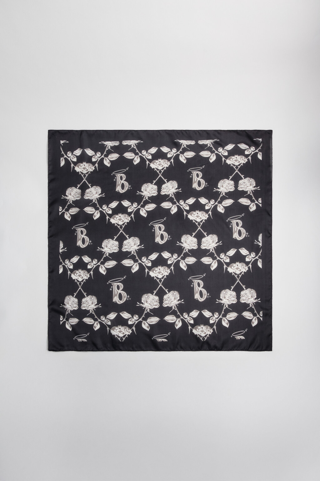 Платок атласный с принтом - цвет мультиколор - 3