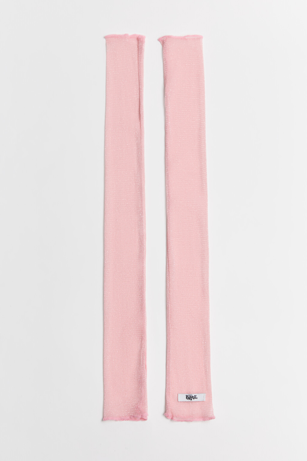 Митенки сетчатые блестящие длинные - цвет мультиколор - 2