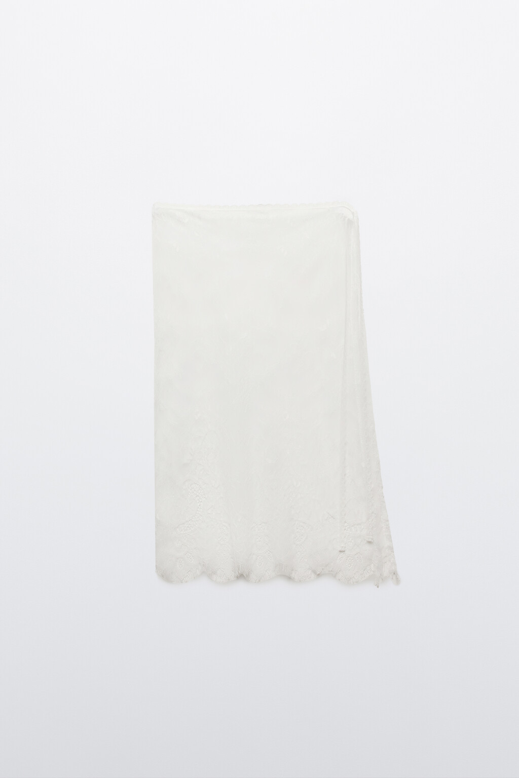 Пояс-баска кружевной - цвет молочный - 3