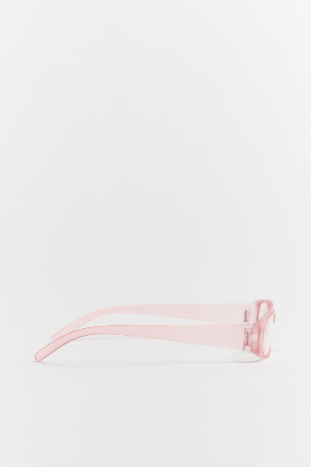 Очки-нулевки в тонкой оправе - цвет розовый - 3