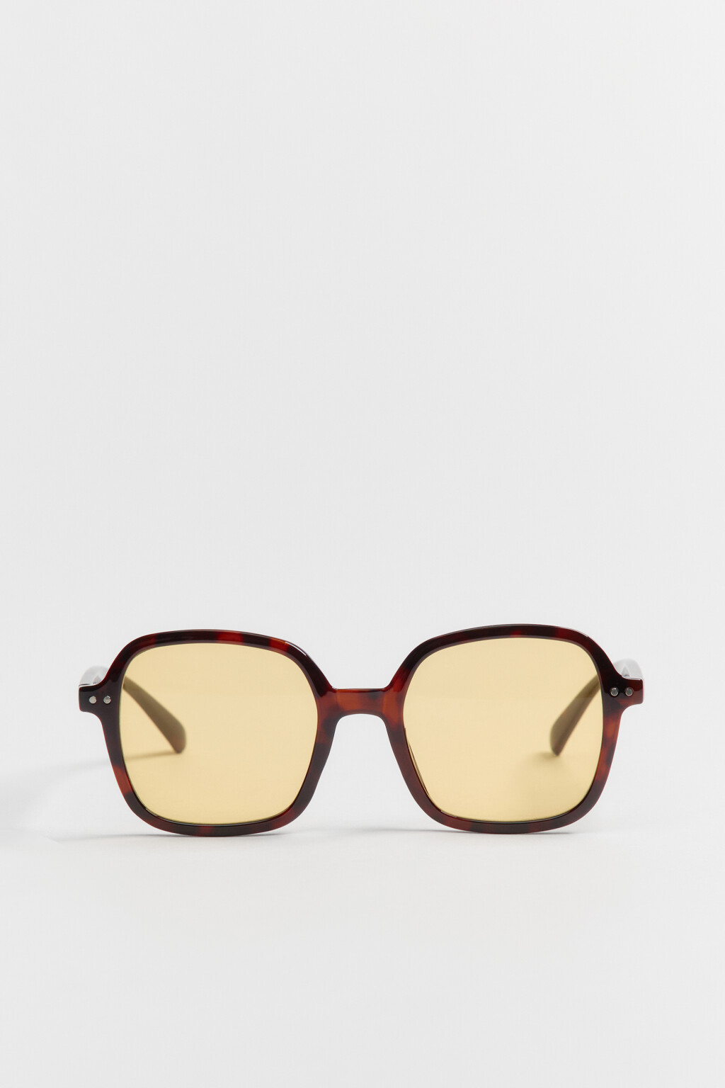 Очки солнцезащитные квадратные - цвет черный - 2